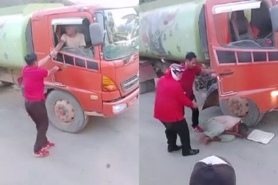 Viral! TNI Ajudan Bupati Kutai Barat Tendang Sopir Truk sampai Terkapar