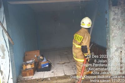Gas Elpiji Bocor, 13 Kios Hingga Rumah Ibadah di Jaktim Terbakar