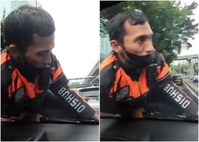 Viral Petugas Dishub Terbawa di Kap Mobil dari Jaksel hingga Jakpus, Panik hingga Pegangan di Wiper