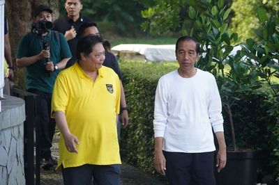 Usai Bertemu Prabowo, Presiden Jokowi Menyempatkan Diri Olahraga dan Sarapan Bersama Ketum Golkar