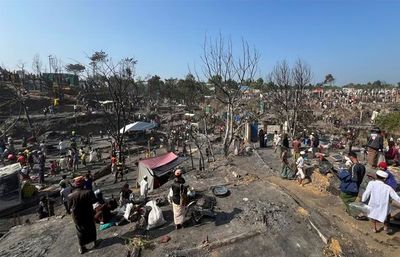 Kamp Pengungsi Rohingya Terbakar, 7.000 Orang Kehilangan Tempat Tinggal
