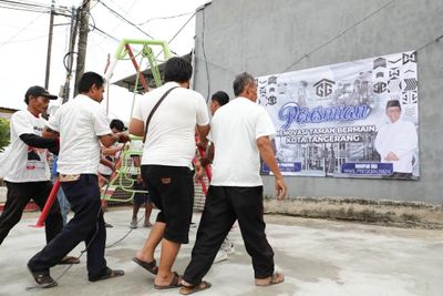 Warga Apresiasi Inisiatif Relawan Gardu Ganjar Bangun Taman di Tangerang