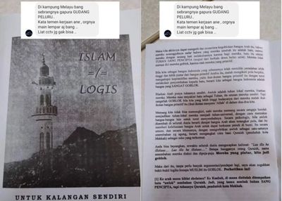Viral Selebaran Berjudul Bukti Logis Allah Bukan Tuhan , Polisi Gercep Lakukan Penyidikan