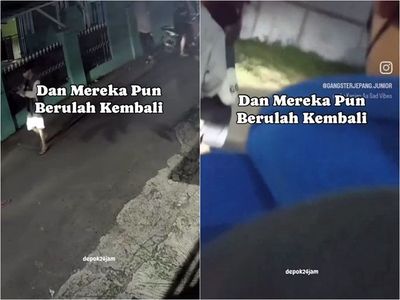Viral Aksi Gangster Jepang Bersajam Resahkan Warga Depok, Simak Faktanya