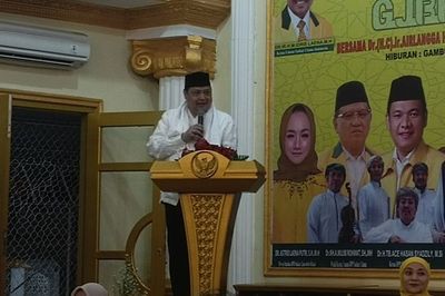 Resmikan Gerakan Tadarus Al-Quran di Bekasi, Airlangga Hartanto Sebut Acara Gibran Bisa Turunkan Suhu Politik