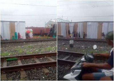 Berbuntut Panjang, Polisi akan Periksa Pihak Penyelenggara Hajatan yang Pasang Tenda di Rel Kereta Jakut