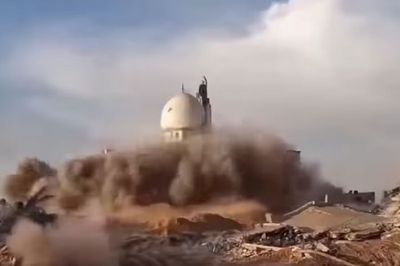 Masjid Istiqlal Indonesia di Gaza Hancur Diserang Israel