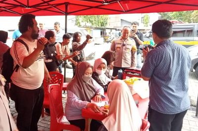 SDM Polda Sulsel Beri Penguatan Psikologis kepada Personel yang Berjaga