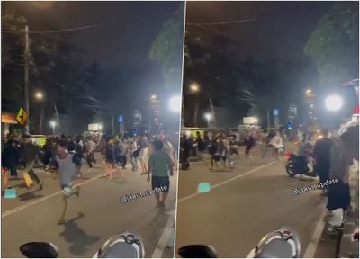 Perang Sarung Pecah Berujung Tawuran Saat Tarawih Pertama di Mesjid Islamic Center Koja
