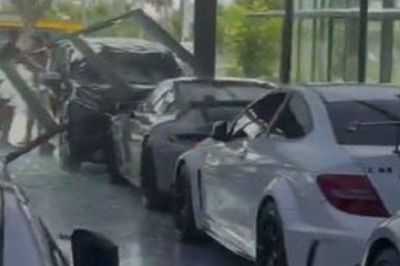 Fakta-Fakta Xpander Tabrak Showroom di PIK 2 Hingga Hajar Porsche 911 GT3
