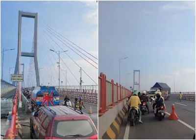 Viral Jembatan Suramadu Bergoyang saat Gempa Beruntun Guncang Tuban, Pengendara Panik