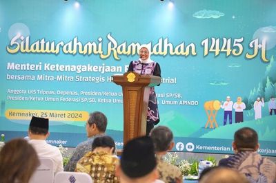Silaturahmi, Menaker Ingin Jalin Kerja Sama Menguntungkan dengan Stakeholders Ketenagakerjaan