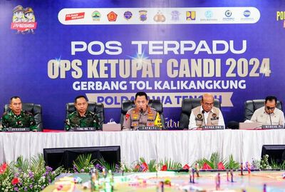 Tinjau GT Kalikangkung, Kapolri Beberkan 3 Prioritas Cegah Macet saat Mudik, Apa Saja?