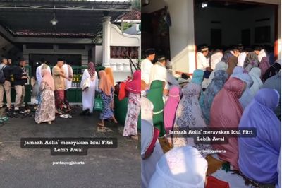 Viral Jemaah Masjid Aolia Gelar Salat Idul Fitri Hari Ini