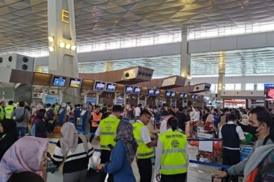 H-4 Lebaran, Pergerakan Penumpang Pesawat di Bandara Soekarno-Hatta Capai 188 Ribu Orang