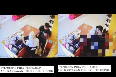Penjaga Toko Kue di Depok Dilecehkan Pembeli, Aksinya Terekam CCTV