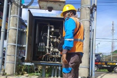 ULP Pamekasan Tangani Penurunan Tegangan di Desa Larangan Badung