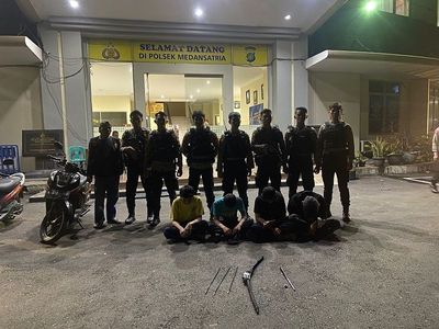 4 Remaja Pelaku Tawuran Ditangkap di Bekasi, Busur Panah Ditemukan Polisi