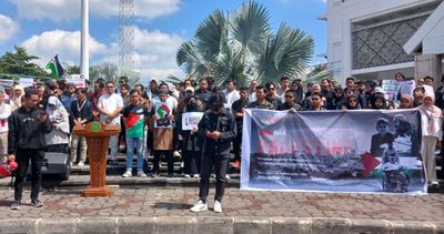 Ratusan Perguruan Tinggi Muhammadiyah dan Aisyiyah Yogyakarta Gelar Aksi Bela Palestina