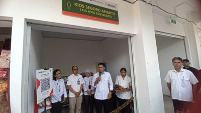 Tekan Inflasi, Pemkot Yogyakarta Resmikan Kios Segoro Amarto Keempat