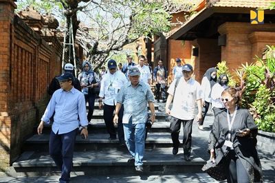 Menteri Basuki Tinjau Taman Bhagawan di Tanjung Benoa, Venue Cultural Night World Water Forum ke-10