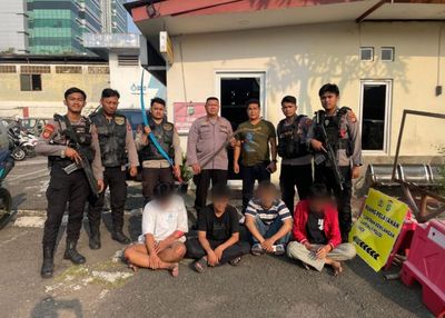 7 Remaja Langsung Digulung Polisi Usai Konvoi Sambil Tenteng Sajam di Jakbar