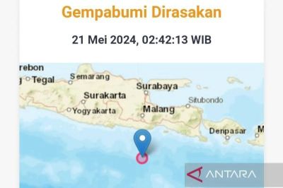 Gempa Magnitudo 5,3 Landa Selatan Jawa Timur, Terasa Sampai Malang hingga Lumajang