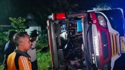 Tragedi Kecelakaan Bus Study Tour SD: 2 Orang Meninggal Dunia di OKI, Sumatera Selatan