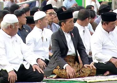 Presiden Jokowi Salat Idul Adha di Semarang, Wapres Ma ruf Amin di Masjid Istiqlal
