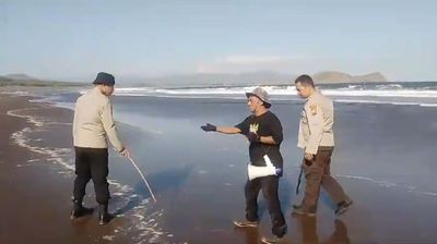 Puluhan Ubur-ubur Penuhi Pesisir Pantai Watu Ulo, Sebabkan Anak Jadi Gatal-gatal