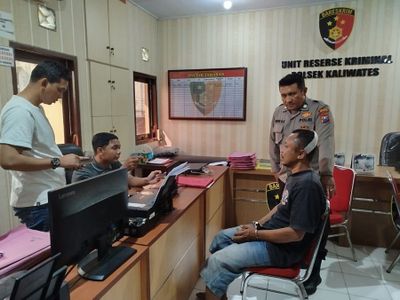 Ketahuan Curi Motor, Maling Nekat Nyebur ke Sungai!