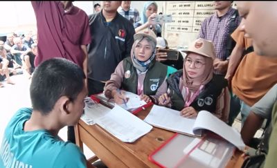 70 ODGJ di Yayasan Jamrud Biru Kota Bekasi Ikut Coklit Untuk Pilkada Tahun 2024