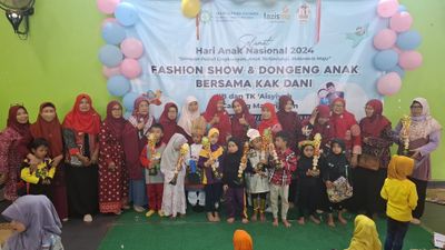 Semarak Hari Anak Nasional Tahun 2024, Ratusan Anak di Kota Jogja Ini Tampil Elegan Mengenakan Kostum Daur Ulang Sampah