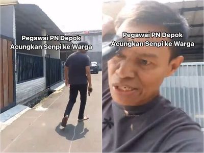 Viral Aksi Staf Panitera PN Depok Todong Senpi ke Warga, Polisi Turun Tangan!