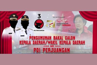 Daftar Bakal Calon Gubernur dan Calon Wakil Gubernur yang Diusung PDIP di Pilkada 2024
