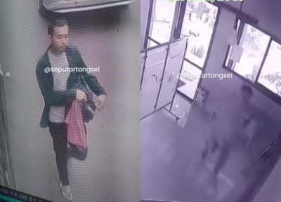 Viral Detik-detik Pria Curi Kotak Amal Masjid di Tangsel, Polisi Turun Tangan