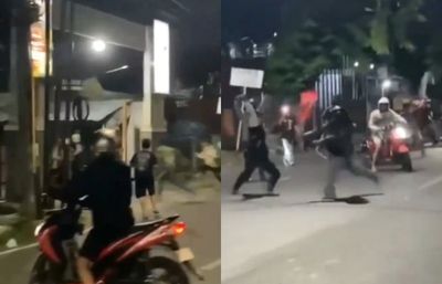 Ngeri! Dua Kelompok Gengster di Kota Semarang Bentrok, Saling Serang Pakai Klewang