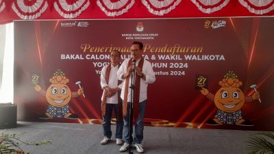 Didukung 9 Parpol, Pasangan Cawali dan Cawawali Kota Jogja Heroe Poerwadi - Sri Wedya Supena Tak Khawatir Massa Beririsan, Heroe : Kita Survey Tinggi