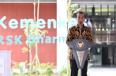 Presiden Jokowi Resmikan Gedung Pelayanan Kanker Ibu dan Anak di Rumah Sakit Kanker Dharmais