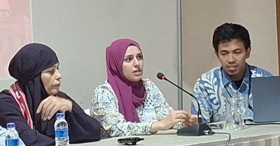 Curhat Warga Gaza di Masjid Jogokariyan Yogyakarta : Suaminya Hilang Pendengaran, Anak-Anaknya Trauma!