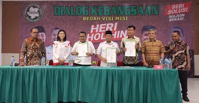 Gandeng Suara Minoritas, Heri-Sholihin Akan Perkuat Silaturahmi dengan Umat Kristen di Bekasi