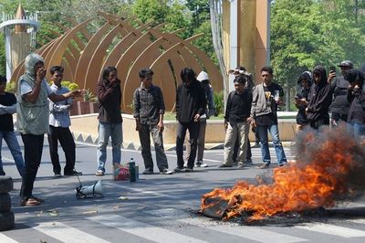 Miliki Utang 16 Milyar Diduga Perparah Tingginya Inflasi, Mahasiswa Gelar Unjuk Rasa di Kantor Walikota Parepare