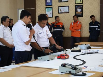 KAI Daop 6 Lakukan Simulasi Tanggap Darurat Kecelakaan