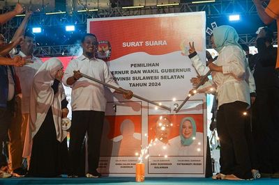 Pasangan Petahana Andi-Fatmawati Menang di Pilkada Sulsel 2024 Versi Quick Count