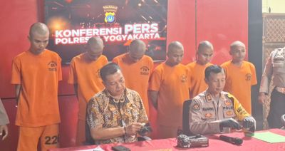 Duel Dua Komplotan Pemuda di Kota Yogya, Polisi Bekuk 6 Tersangka dan 5 ABH