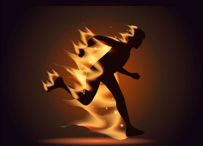Kebakaran di Pasar Minggu Jaksel, Seorang Korban Berlarian Dalam Kondisi Terbakar