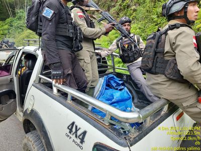 KKB Serang Iring-iringan Truk di Yalimo Papua, 1 Sopir Tewas