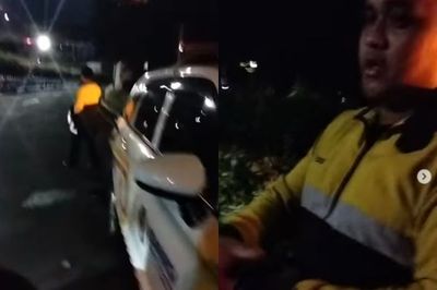 Viral Petugas Peras Pemotor yang Masuk Tol Tomang Jakbar, Pelaku Diamankan Polisi