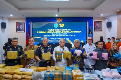 Bea Cukai dan BNN Ungkap 15 Kasus Peredaran Gelap Narkotika