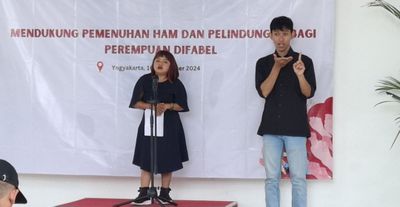 Peringati Hari HAM Sedunia, Penyandang Difabel Se-Jogja Gelar Mimbar Terbuka di DPRD DIY